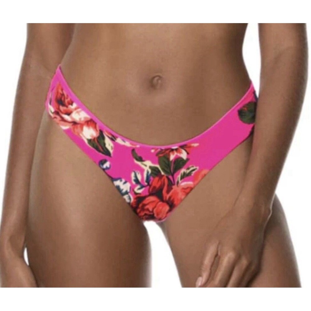 MAAJI FUCHSIA AGATE VALERY DOUBLE V BIKINI BOTTOM Sz Small New